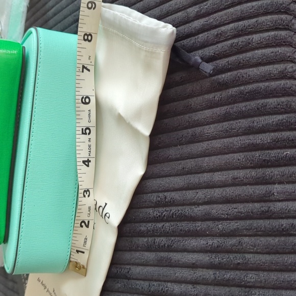 Kate Spade Aqua and Green Double Crossbody Leather Bag - Picture 7 of 7